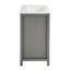 Meuble-lavabo gris Calice
