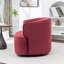Fauteuil demi-tonneau pivotant rembourré Tybias-614981180