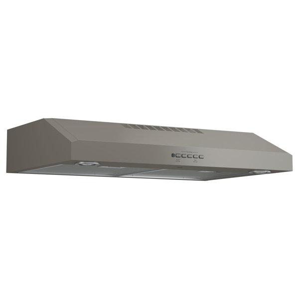 GE 30 in. Standard Style Range Hood with 4 Speed Settings, 310 CFM,  Convertible Venting & 2 Halogen Lights - Stainless Steel