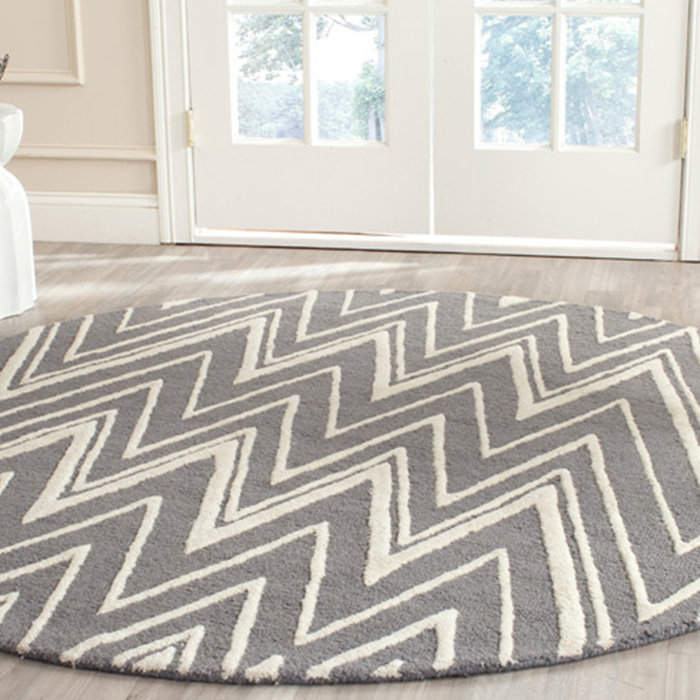 Ellicott Hand Tufted Wool Chevron Rug