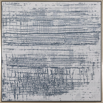 Scratch the Surface - peinture sur toile à cadre flottant
