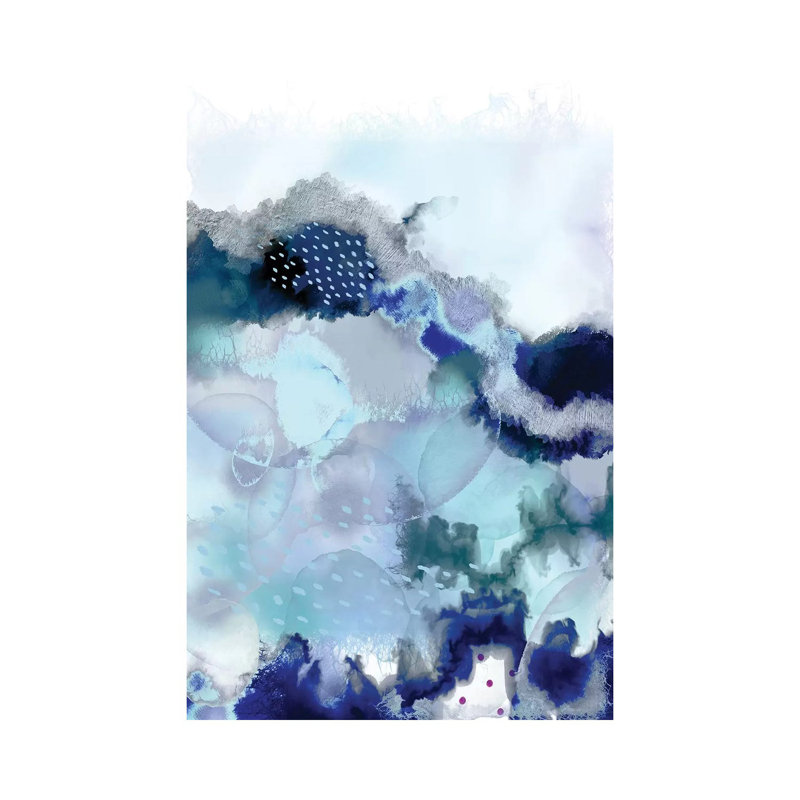 Evolving II 1 Piece Painting on Canvas, 66.04cm H x 45.72cm W x 1.91cm D, Wrapped Canvas