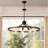 32" Rustic Industrial Chandelier