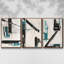 Ensemble de 3 pièces encadrées sur toile "Geometric Notes II"-97792059-97792066
