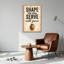 Shape Serve, reproduction d'art sur toile, ensemble de 1-129339732-129339734