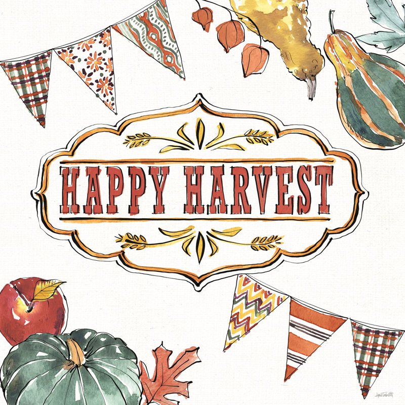 Country Harvest VI by Anne Tavoletti - Wrapped Canvas Print, 30cm H x 30cm W