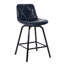 Tabouret de comptoir pivotant 26 po avec siège en similicuir-889499215