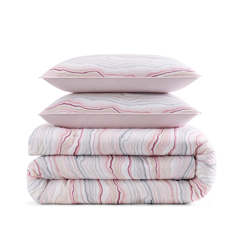 Ensemble d'édredon en microfibre douce et légère GAIAM, Édredon simple + 2 taies décoratives