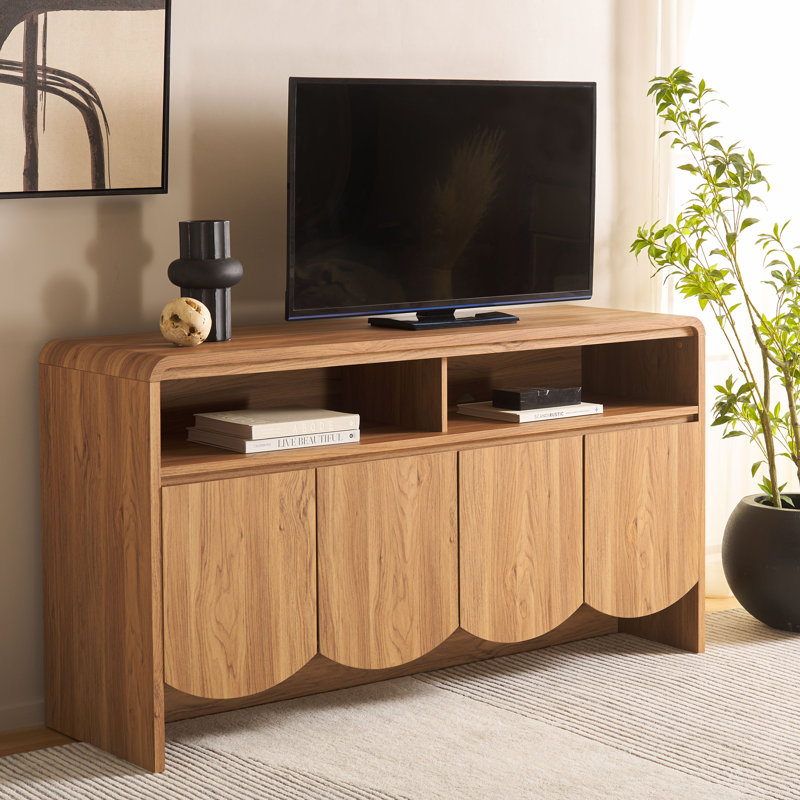 Ikeem 60.7'' W 4-Door 2-Shelf Sideboard, Oak