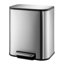 5.3 Gallon Stainless Steel Trash Can, 20 Liter Rectangular Garbage Can