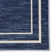 Lucretia Abstract Machine Woven Chenille Indoor/Outdoor Area Rug in Blue