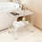 Acrylic Shower Bench With Storage Shelf