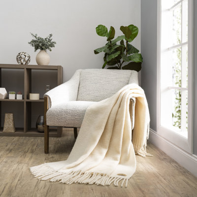 Cream Andes Throw