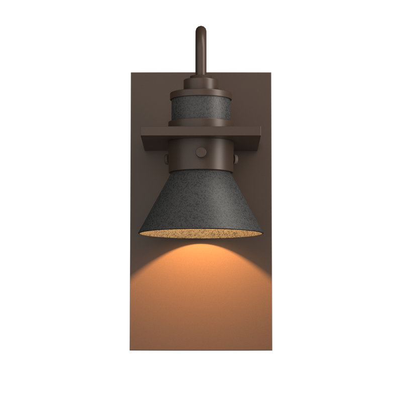 Erlenmeyer 1 - Bulb Outdoor Barn Light, Natural Iron, Coastal Bronze