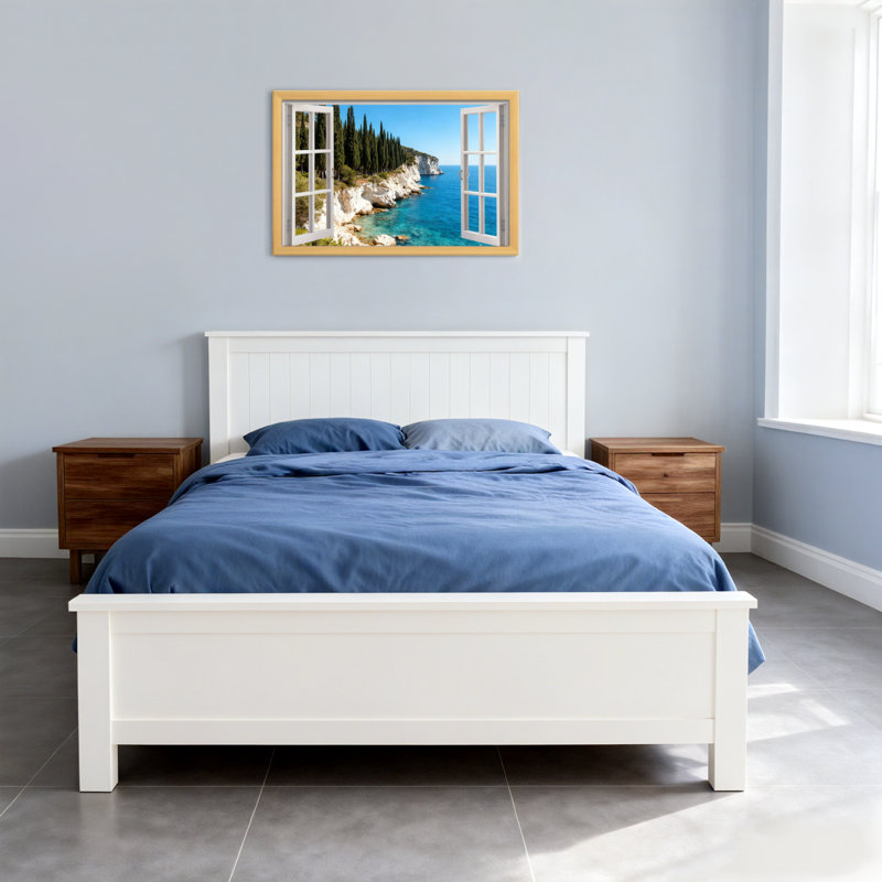 Paysage blanc, Toile tendue, Ne s’applique pas, H 24 po x l 16 po