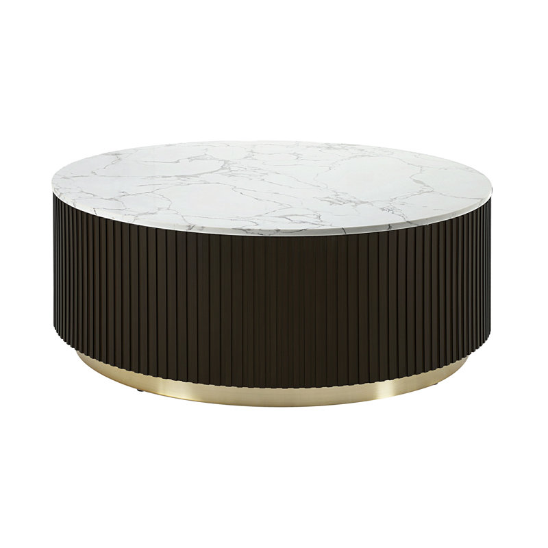  Table basse cylindrique 35 po