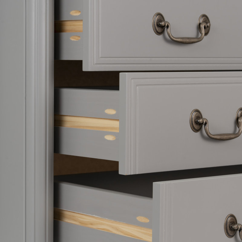 Doniesha Chest With Drawers, Gray, Gray