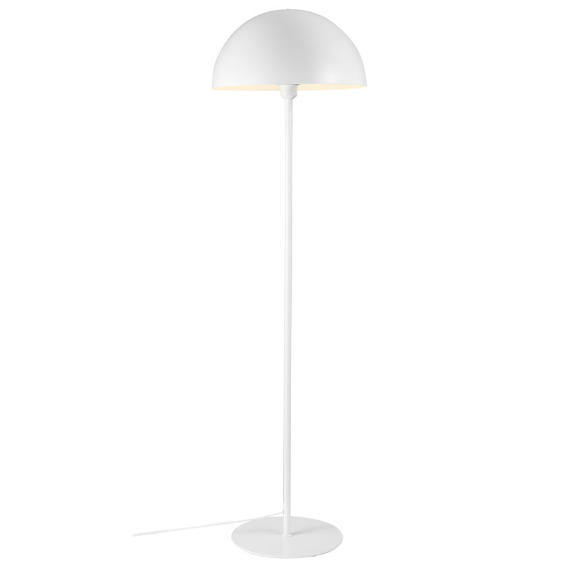 140cm Traditional Floor Lamp, White