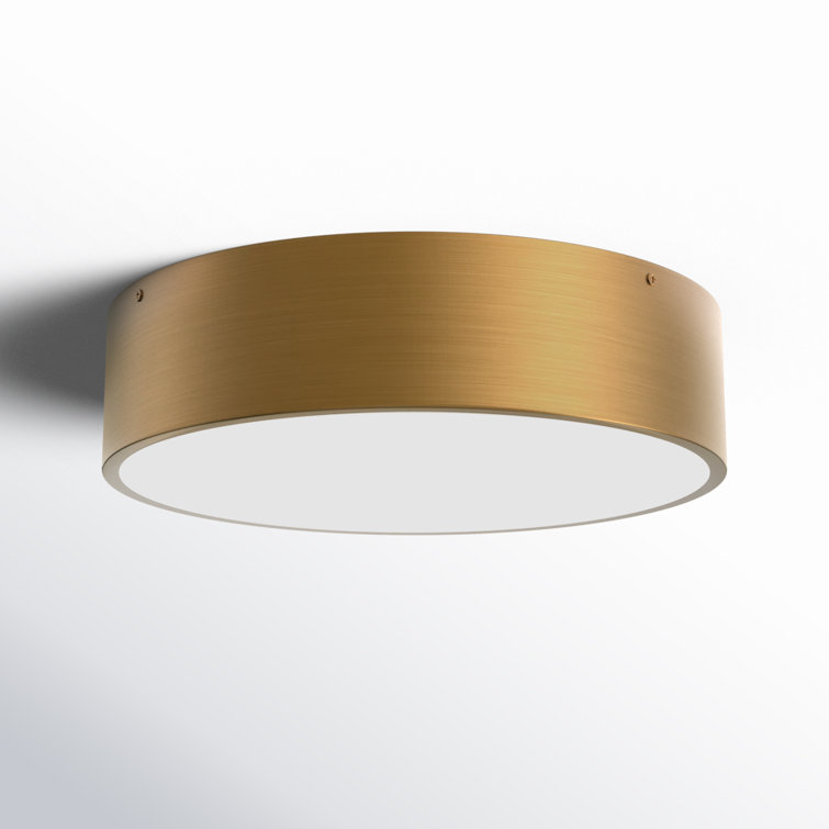Mossy 3 Light Glass Flush Mount