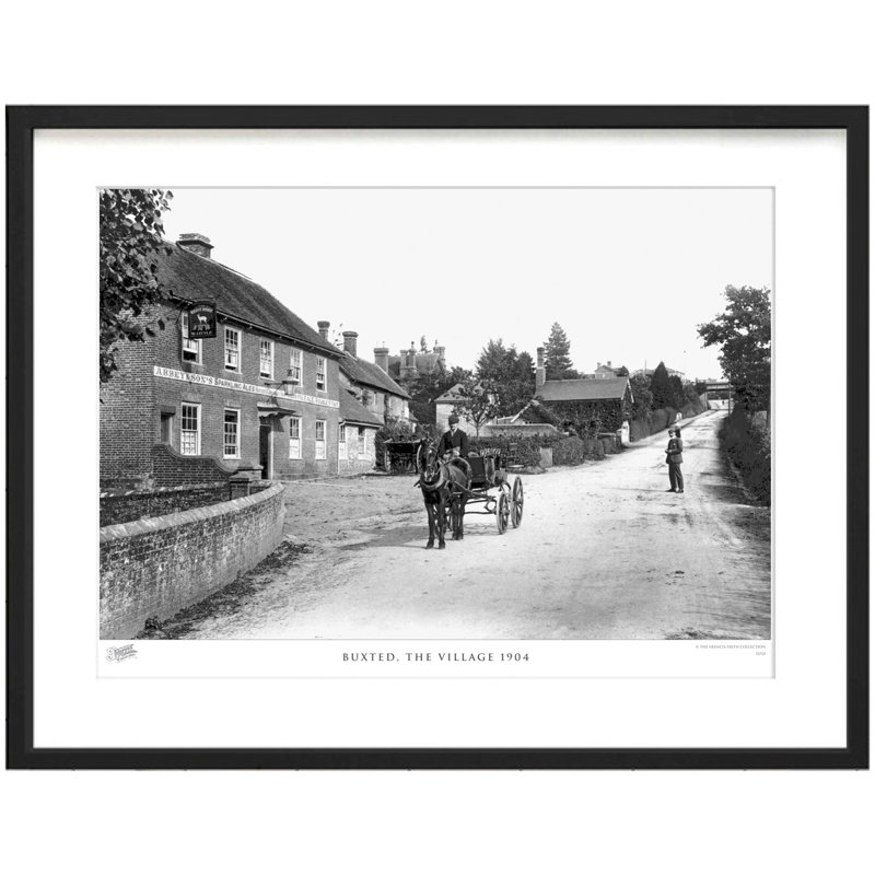 Buxted, The Village 1904 by Francis Frith - Single Picture Frame Print, 60cm H x 80cm W x 2.3cm D