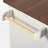 55.5" Wide Kitchen Island With Extendable Tabletop-553390067