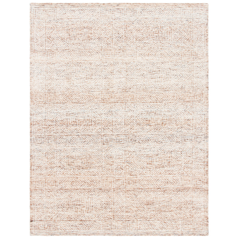 Essence Hand Tufted Wool Geometric Rug, Rectangle 8' x 10'