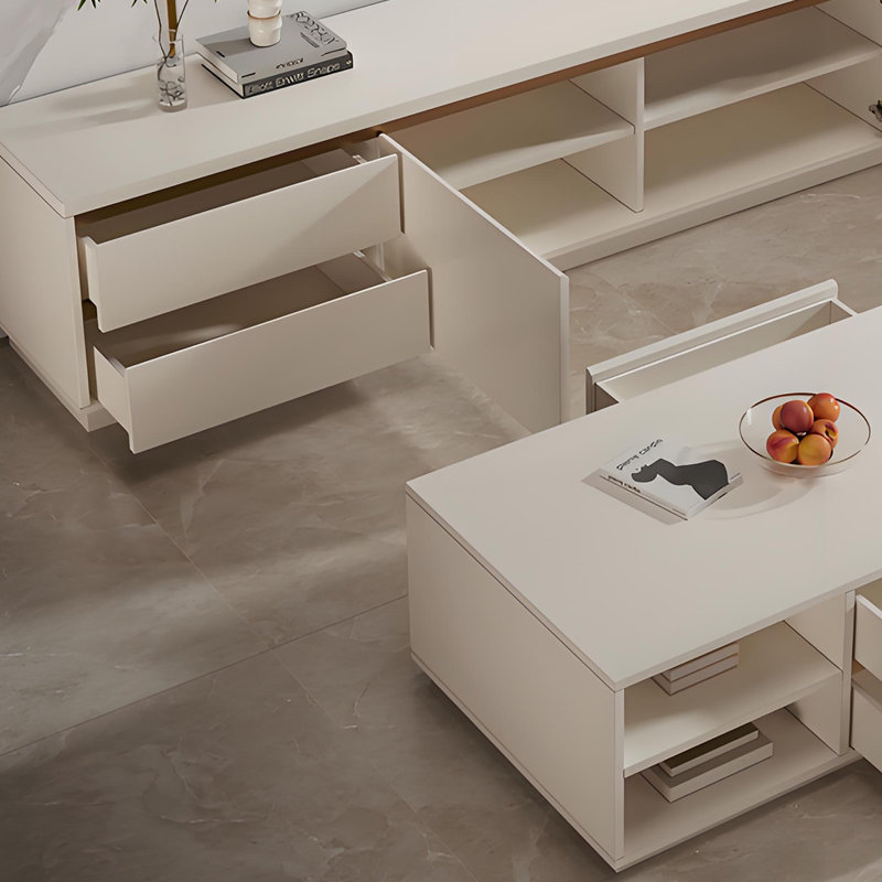 Ensemble de table basse et meuble télé Modern Minimalist