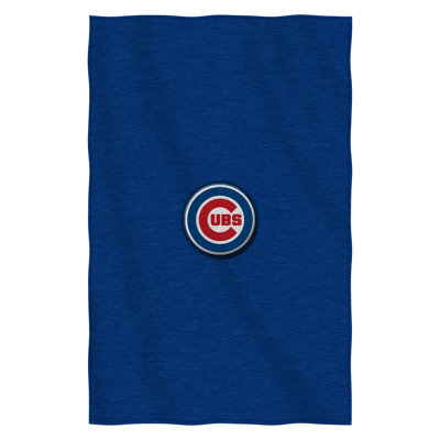 Northwest Mlb Chicago Cubs Dominate Sweatshirt Throw Blanket, Soft, Warm, Cozy, Team Logo, Gift, Fan, 54x84 In In Blue