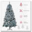Arbre de Noël artificiel 7,5 avec lumières