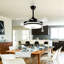 Ventilateur de plafond 42 po avec lumières DEL Kadesia