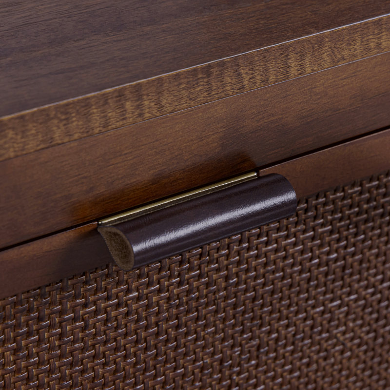 Solid Wood 140cm W 6 - Drawer Chest of Drawers, Walnut