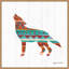 « sud-ouest vibes », art encadré loup toile Begley