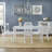 Bellmead Cross-Back Dining Set with Rectangular Table-19257334-49517800