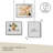 Picture Frame 8" x 10" Gallery Set, Adjustable Wall Collage Displays, Set of 3-70772777
