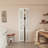 Paneled Manufactured Wood and Glass Pivot-French Door With Installation Hardware Kit-110916893
