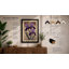 Purple Iris Reverie Botanical - Framed Print-113321462-113321461