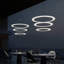 Arctic Rings 3 - Light LED Chandelier-70912274-70912277