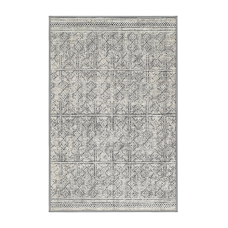 Tapis oriental beige / noir, Rectangle 8 pi x 12 pi