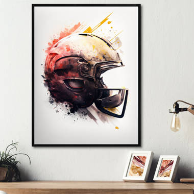 JEREMY WORST Seattle Seahawks Painting Print Artwork helmet nfl football  helmet player sports