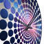 Horloge murale Guyette - Paysages abstraits-575507756