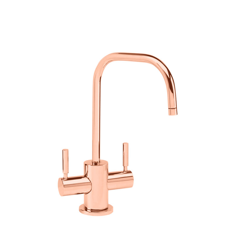 Fulton Hot and Cold Filtration Faucet, Polished Copper
