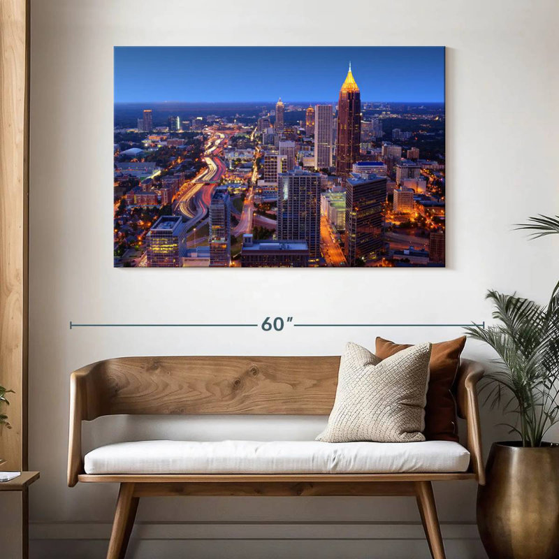 Sirci Atlanta Nightscape, H 32 po x l 48 po