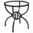 Hayek Round Metal Dining Table Base Gunmetal-1426008448-1426008449