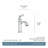 Moen Banbury Single Handle Single Hole Bathroom Faucet-99469366