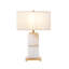 Alabaster White Marble Table Lamp