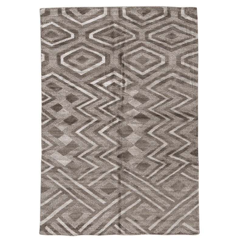 High-Quality Hand-Knotted Camel Area Rug