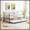Daybed With Trundle  BLACK