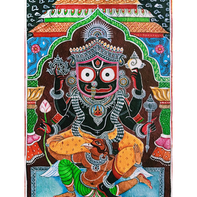 Lord Jagannath | Watercolor On Paper | By Yubraj