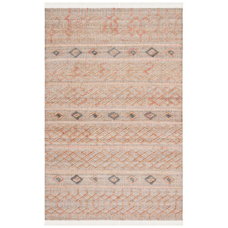 Tapis naturel / rouille Natural Fibre 402, Rectangle 8 pi x 10 pi