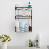 Aranda 12" W x 20" H x 4" D Wall Mounted Bathroom Shelves